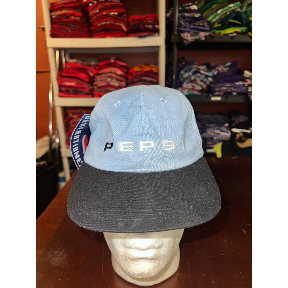 Vintage Pepsi Hat Generation Next Blue Soda Promotional Promo NWT Cap Headwear